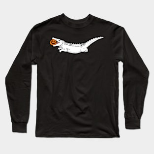 Halloween Ghost Gator Long Sleeve T-Shirt